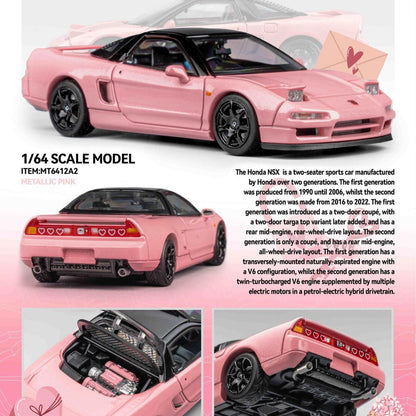 NSX NA1 NSX R Air Force Combat Gray MT 1:64 Turn Light Open Cover Alloy Car Model