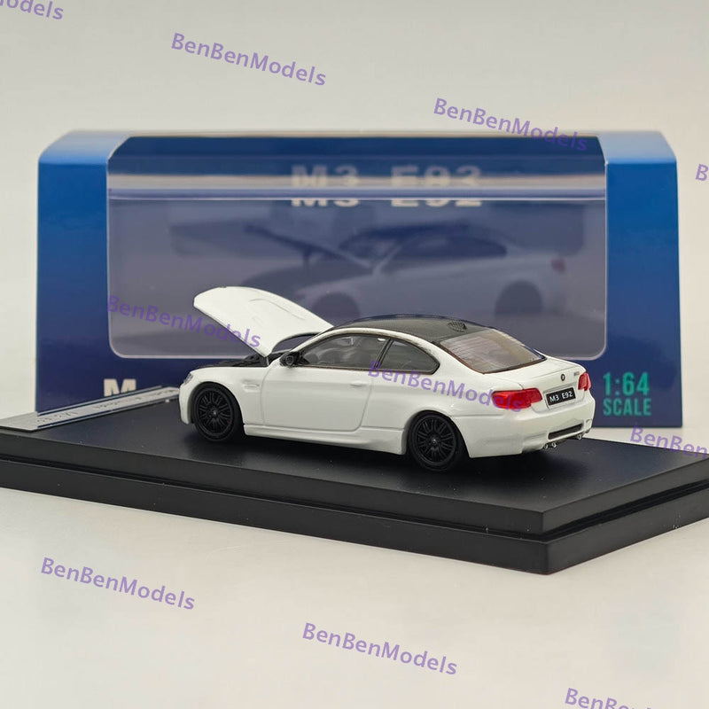 1/64 Model Attitude MA BMW E92 M3 Pearl white Diecast Model Car Limited