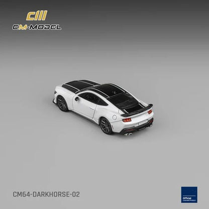 Pre-Order CM Model 1/64 Mustang MK7 S650 Darkhorse Oxford White CM64-Darkhorse-02 Limited Diecast Model Car