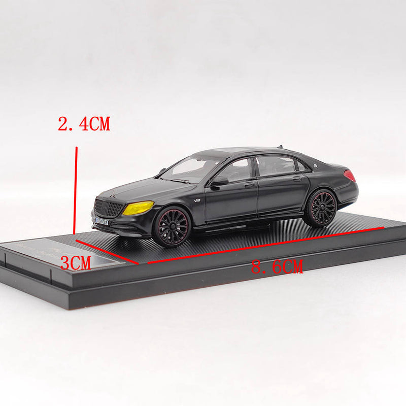 Presale Master 1/64 Mercedes Benz Maybach S-Class S560 Diecast Toys Car Models Auto Collection Gift Black