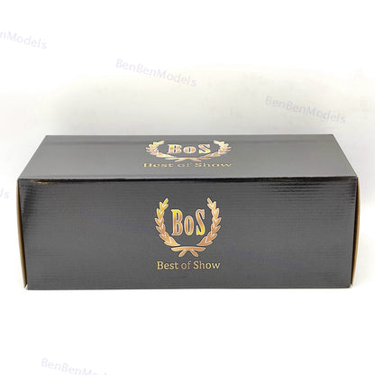 1:18 BOS Cadillac Fleetwood Series 75 Limousine 1967 Blue BOS393 Resin Model Car