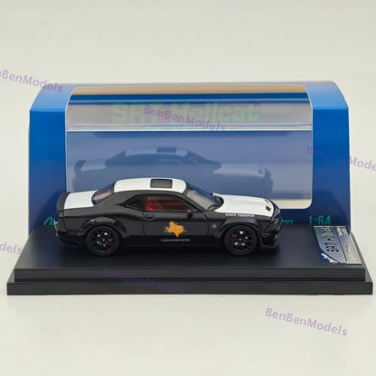 SH 1/64 Challenger Hellcat Texas State Trooper Diecast Model Car Limited Collection