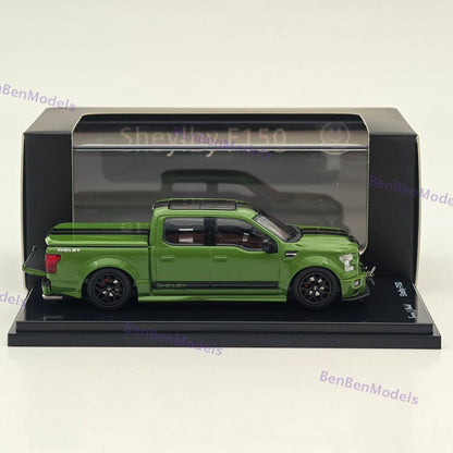 1/64 Funny SHELBY F-150 Shelby Super Snake Pickup Olive Green Alloy Model