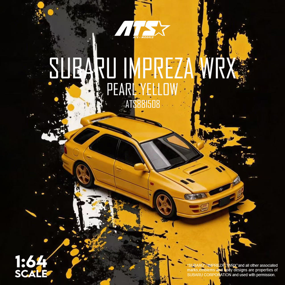 Pre-order ATS 1:64 Impreza WRX STI GC Wagon Sport Model Diecast Metal Car Limited Collection