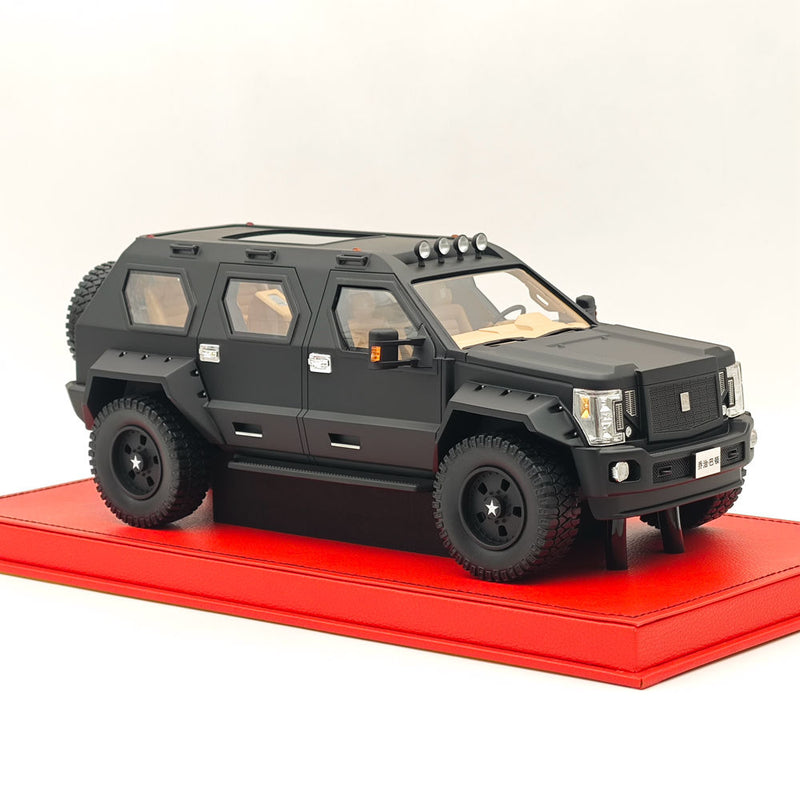 1/18 G-PATTON George S. Patton SUV Off-road Black Resin Car Model Limited Collection Auto Gift