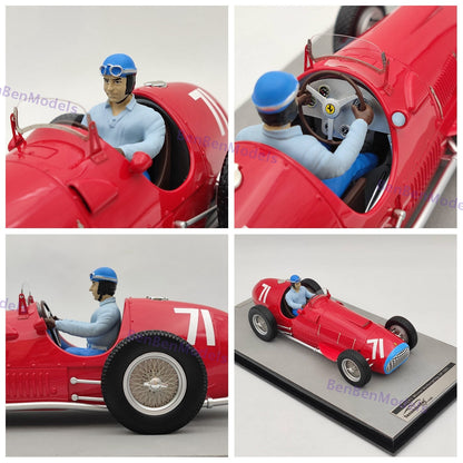 1/18 Tecnomodel Mythos Ferrari 375 F1 #71 Winner Nurburgring GP 1951 A.Ascari