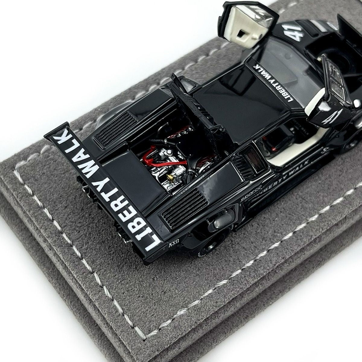 Topart 1:64 LBWK Countach #41 Diecast Toys Alloy Collectible Model Car
