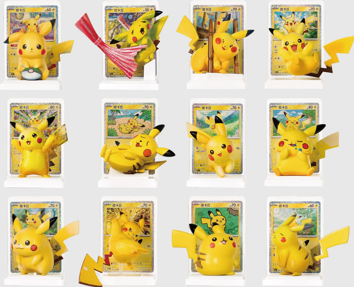 IN STOCK 2026 Pokémon Chinese Dream Painting 30th Pikachu Figure Set Blind Box