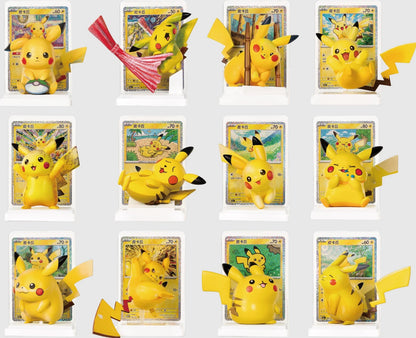 IN STOCK 2026 Pokémon Chinese Dream Painting 30th Pikachu Figure Set Blind Box