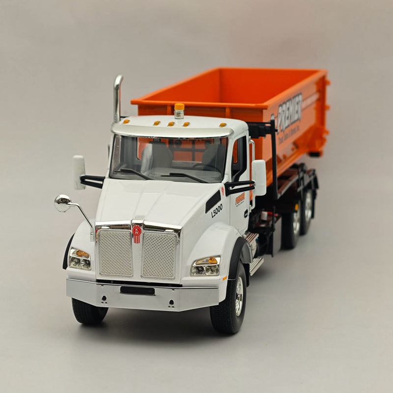 FIRST 1/34 KENWORTH T880 WITH TUB-STYLE ROLL-OFF CONTAINER 10-4241 DIECAST Truck