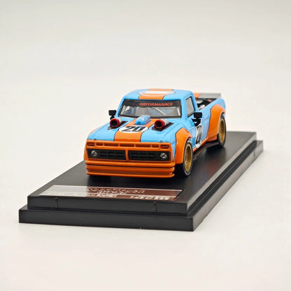 STREET WARRIOR 1:64 F-150 Performance Hoonitruck 1977 Gulf #20 Diecast Model Car Limited Collection