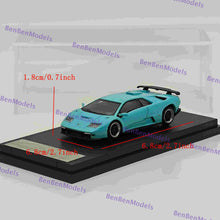 1:64 SH Blue Diablo GT 1998 Racing Sports Model Diecast Models Car Limited