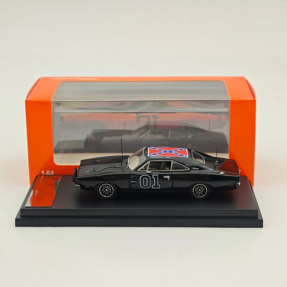 Mini Forge 1:64 1969 Charger RT style General Lee / with 1600 HP Twin-Turbo LS Diecast Motor Limited Edition Diecast Model Car