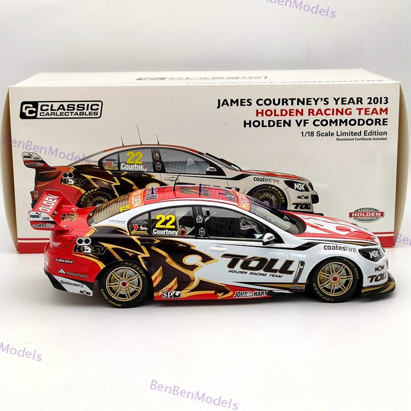 1:18 Classic Carlectables James Courtney's 2013 Holden VF Commodore #22 Supercar