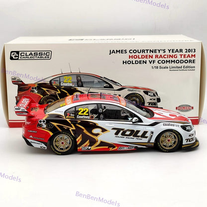 1:18 Classic Carlectables James Courtney's 2013 Holden VF Commodore #22 Supercar