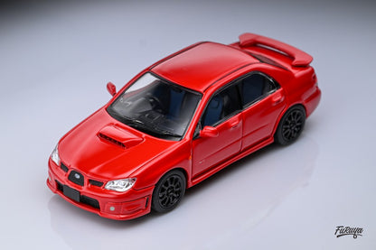 Furuya 1:64 SUBRARU Impreza WRX STi GD/GG 9e Collection de voitures miniatures moulées sous pression Cadeaux de loisirs