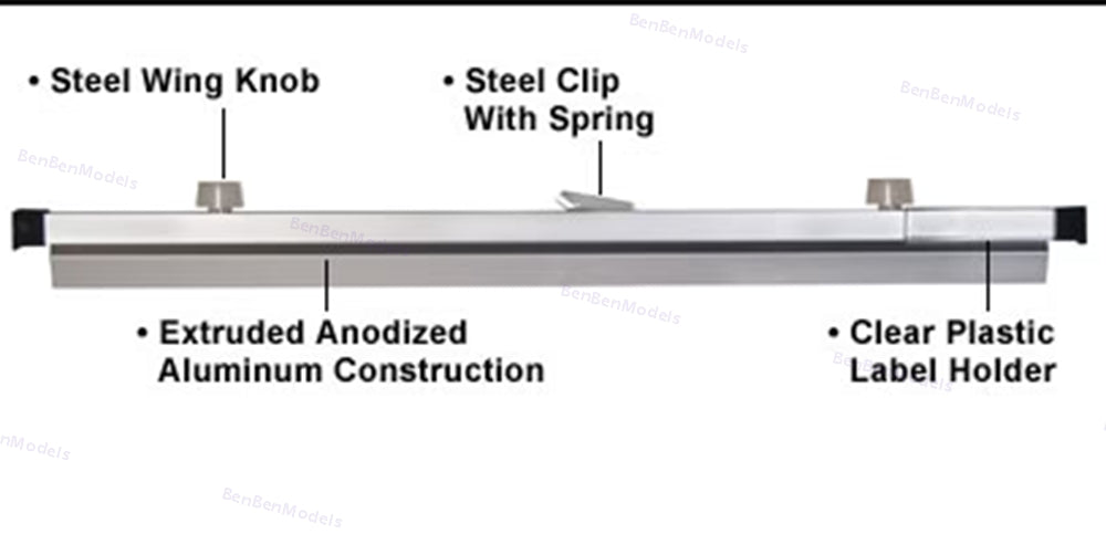 18.5" Hanging Print Clamps (Model PC618)