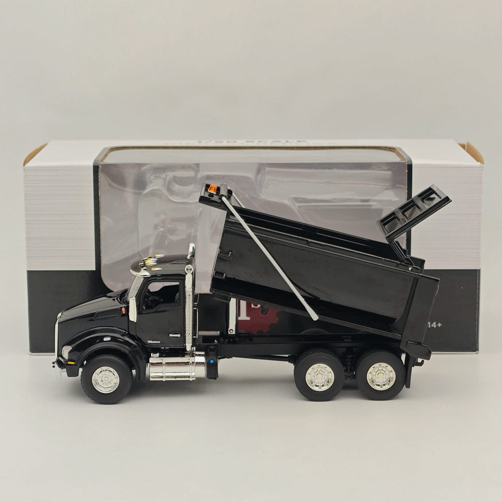FIRST GEAR 1/50 Kenworth T880 Dump Truck Black 50-3468 DIECAST Model Truck Collection