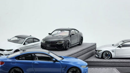 Maquette DAP 1:64 M4 F82 Sports Coupé Blanc Alpin Voiture Miniature Collection Cadeau