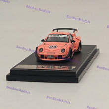 1:64 SW 911 RWB 993 #23 Racing Sports Pink Diecast Model Car Limited Collection