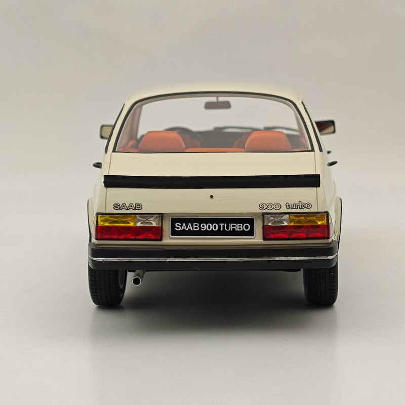 Cult 1/18 SAAB 900 Turbo 4-door 1981 CML099-2 Resin Model Car Collection White