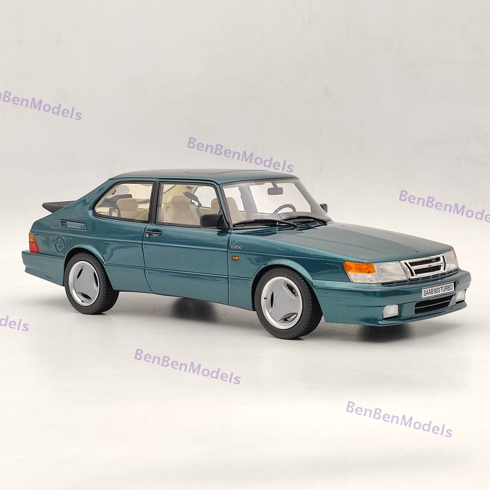 DNA Collectibles 1/18 Saab 900 Turbo T16 Airflow Green DNA000095 Resin Model Car