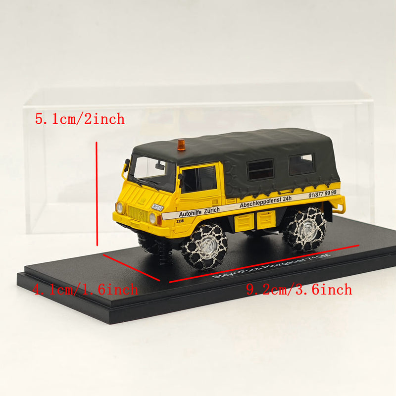 NEO 1/43 Steyr-Puch Pinzgauer 710M Yellow Resin Models Car Colllection