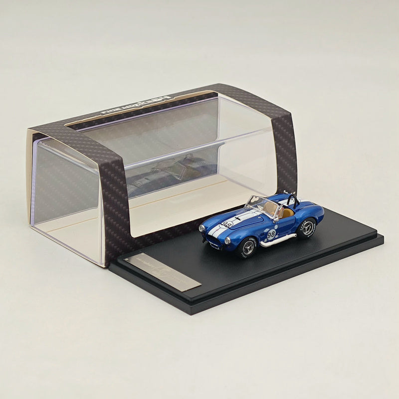 Fine works 1/64 Ford Shelby Cobra 427 Blue Power Cap Alloy Diecast Models Car