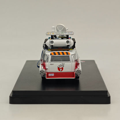1/64 YS Cadillac Ghostbusters ECTO-1A Diecast Model Car Miniature Collection