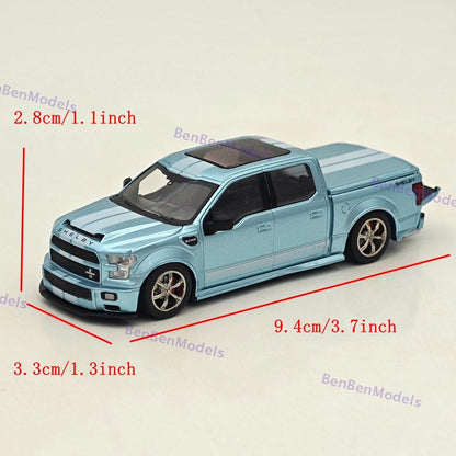 1:64 Funny Model F-150 Shelby Super Snake Pickup Sport Truck Model Diecast