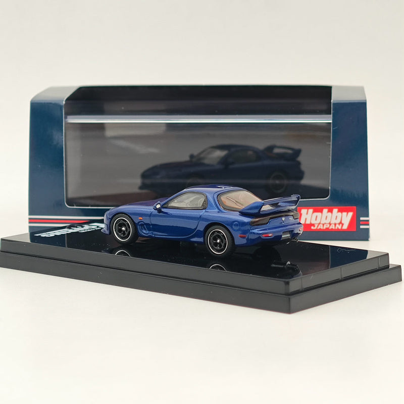 1/64 Hobby Japan Mazda RX-7 FD3S A-Spec. HJ643007DBL Innocent Blue Mica Diecast