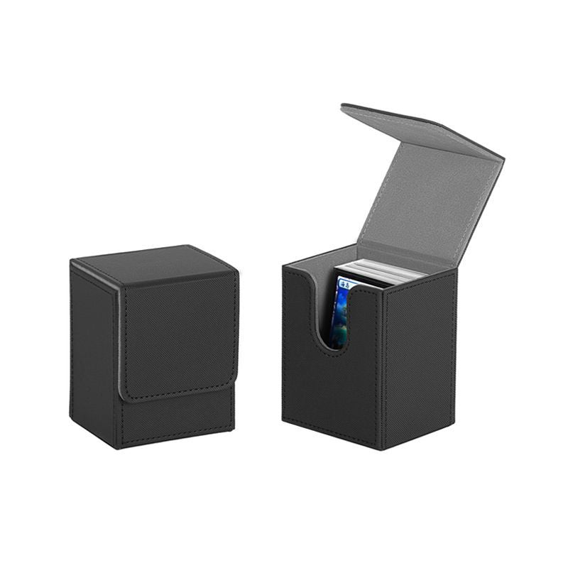 PU Leather Card Deck Box 100+ Cards TCG Storage Case for Trading Card Games