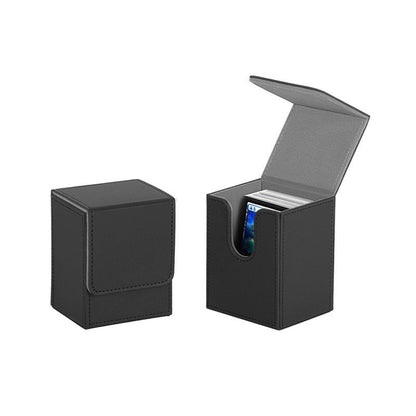 PU Leather Card Deck Box 100+ Cards TCG Storage Case for Trading Card Games