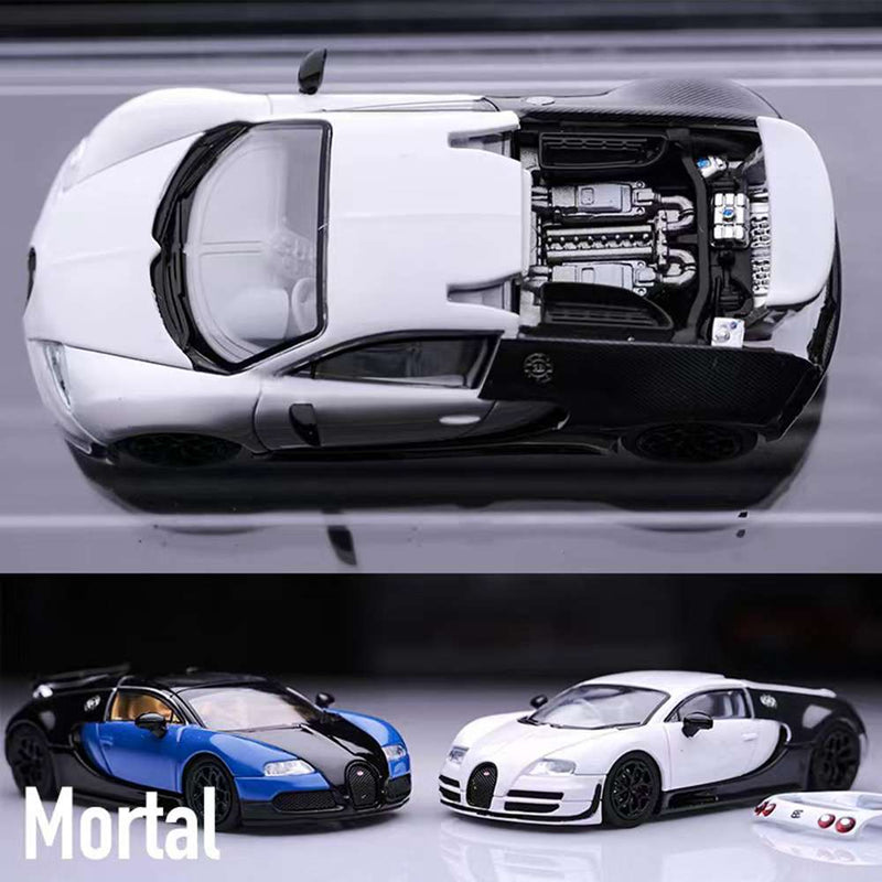 Mortal 1:64 Bugatti Veyron Super Sport Diecast Toys Car Models Collection Gifts Panda Gulf Ceramics Gifts