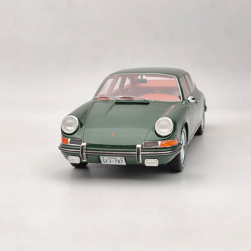 BOS 1/18 1967 Porsche 911 Troutman 4 Turer Green BOS060 Resin Model Car Limited