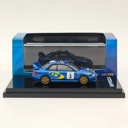 Hobby Japan 1:64 IMPREZA WRC 1997 #3 TOUR DE CORSE Winner Alloy Model HJR642041C