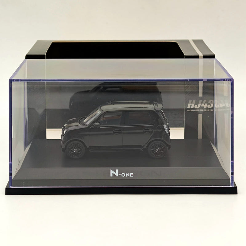 Hobby Japan 1/43 Honda N-ONE RS Crystal Black Pearl HJ432001BK Diecast Model Car Limited Collection