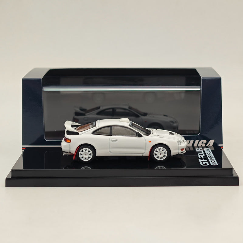 Hobby Japan 1/64 Toyota CELICA GT-FOUR WRC Edition (ST205) Customized Version / 8 Spokes Wheel HJ641064CW White Diecast Models Car Collection