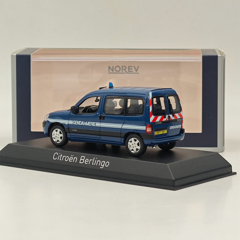 1/43 Norev CITROEN BERLINGO 2007 Gendarmerie Diecast Model Cars Collection Blue