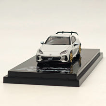 Hobby Japan 1:64 SUBARU BRZ STI Performance Crystal White Pearl with Stripe HJ642047SW Diecast Models Car Collection