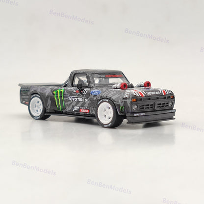 1:64 SW Ford Hoonitruck Ken block 1977 F-150 Pick Up Diecast Model Car Limited