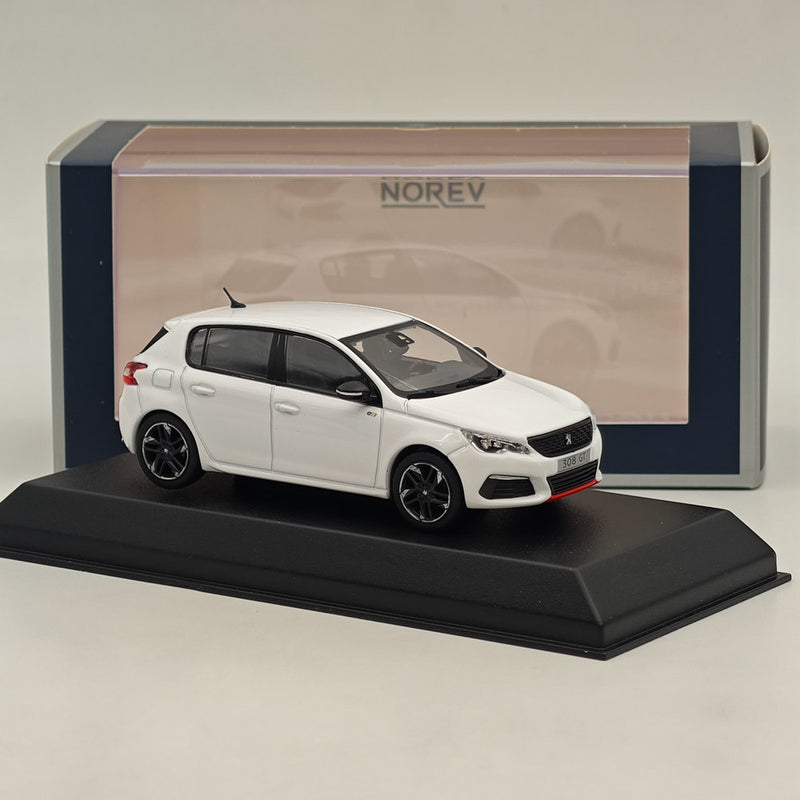 1/43 Norev Peugeot 308 GTi SPORT VERSIO Diecast Model Cars Collection White