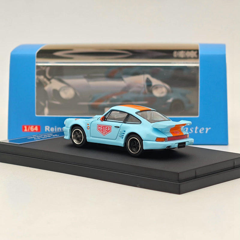 Master 1:64 Reins Porsche 930 Black Bird 2024 HEC Gulf Diecast Toys Car Models Collection Gifts Limited Edition