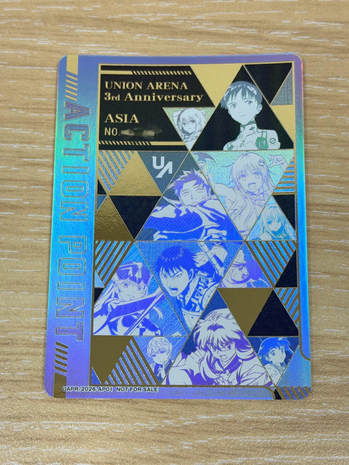 Union Arena 3rd Anniversary Serial Number Action Point Promo UAPR/2026-AP01 Asia