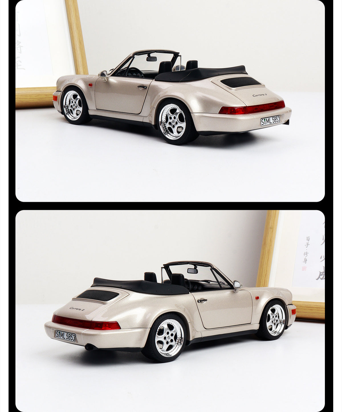Norev 1:18 911 Speedster WTL 964 Carrera S Targa Alloy Car Model Limited Collectible