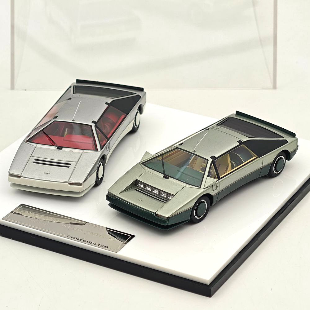 CMF 1/43 Bulldog Concept 1980 Double Set Resin Model Car Ltd Ed 99 Sets