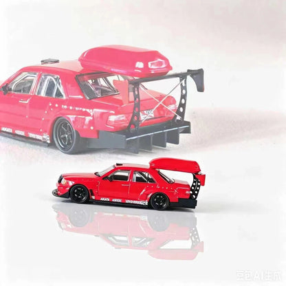 Pre-Order Fei Xiang FX 1:64 W124 Widebody Red Diecast Alloy Car Model Limited Collection