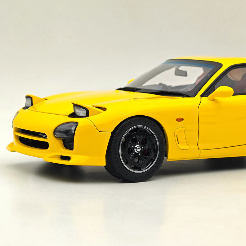 POLAR MASTER 1:18 Mazda RX-7 SPEED PLM22-002-1 Yellow Alloy Diecast Model Car