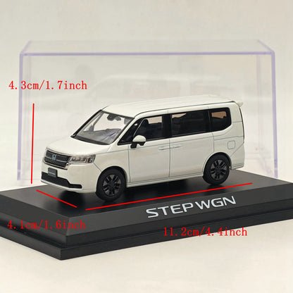 Hobby Japan 1/43 Honda STEP WGN e:HEV SPADA Platinum White (P) HJ432004W Diecast In Stock - US