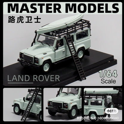 Voiture miniature moulée sous pression Master 1:64 Land Rover Defender 110 - Jouets pour loisirs - Cadeaux de collection avec accessoires 